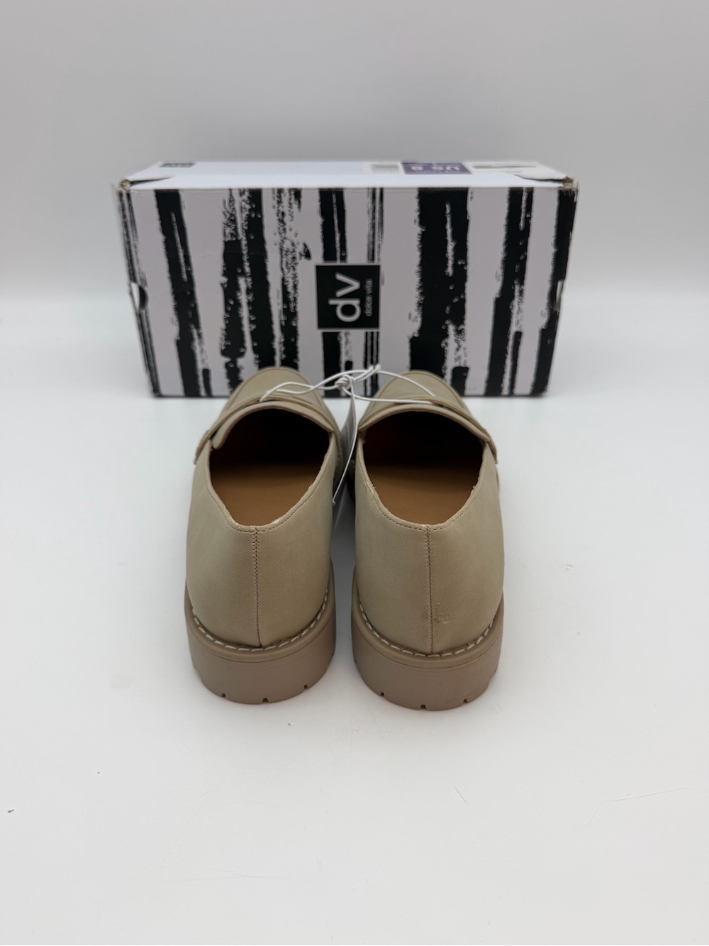 Dolce Vita Women's Beige Casual Loafers - Picture 4 of 5